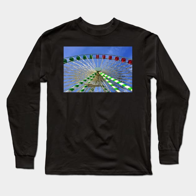 Giant wheel at the fair Long Sleeve T-Shirt by dltphoto